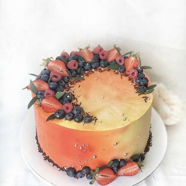 Торт «Закат» купить - ижевск.сладкоежкин.рф