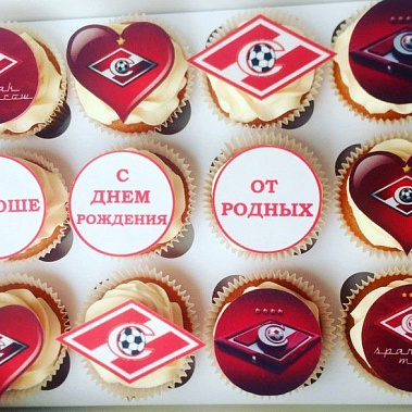 Капкейки "Спартак" купить - ижевск.сладкоежкин.рф